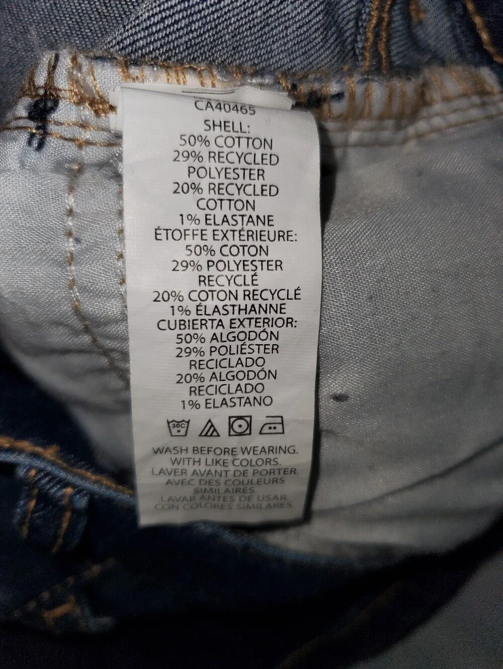 The Children's Place Girls' Blue Denim Capri Jeans, Set Of 2, Girls Size 8